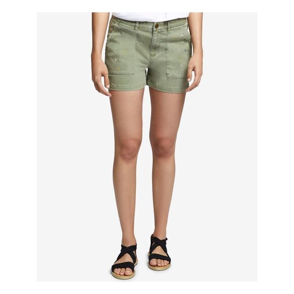 SANCTUARY Pants - SANCTUARY Womens Green Shorts 25